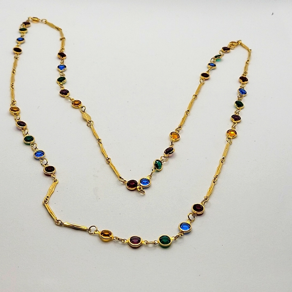 Vintage Austrian u.s.a crystal necklace (RAFAELIAN)